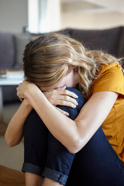 Vrouw depresief